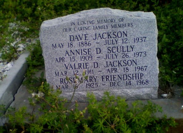 grave in cemetery on Spruce Street grave in cemetery on Spruce Street