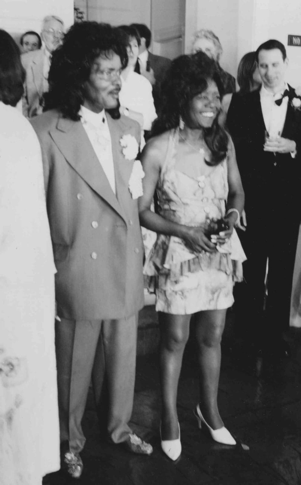 Ernie & Antoinette K-Doe at a wedding Ernie & Antoinette K-Doe at a wedding
