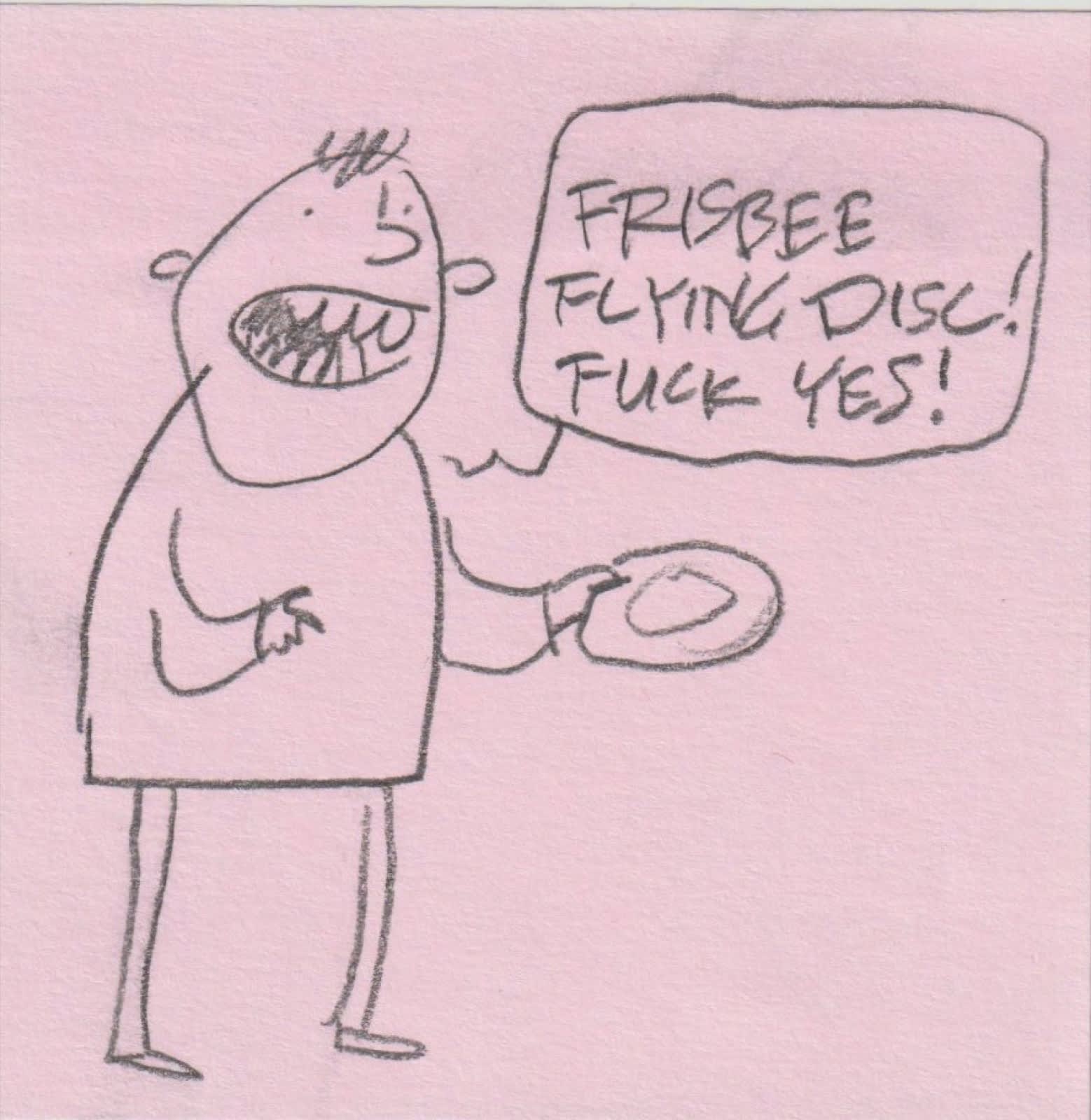 Post-it note drawing by David Rhoden