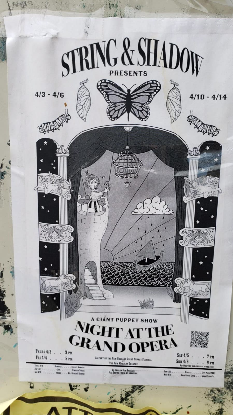 poster for Night At The Grand Opera (puppet show)
