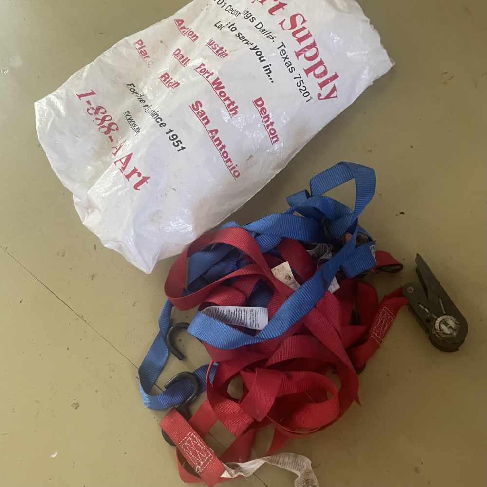 bag of ratchet straps