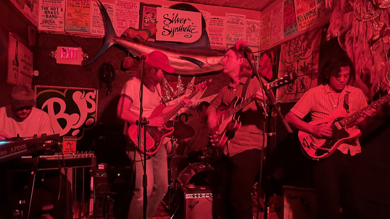Saw Silver Synthetic at BJ’s Lounge.
