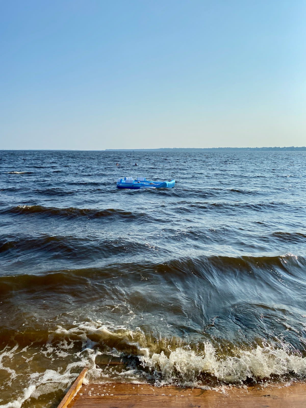 Splash and Chill Island float in Perdido Bay.