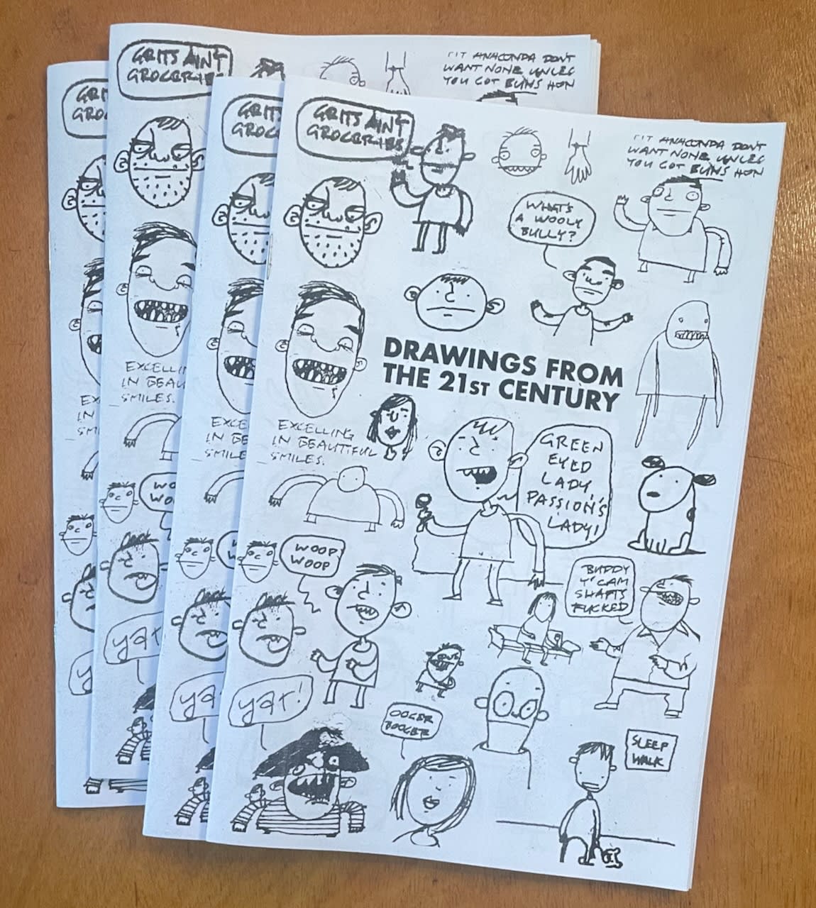 a few copies of Drawings From the 20th Century, a new 'zine by David Rhoden.