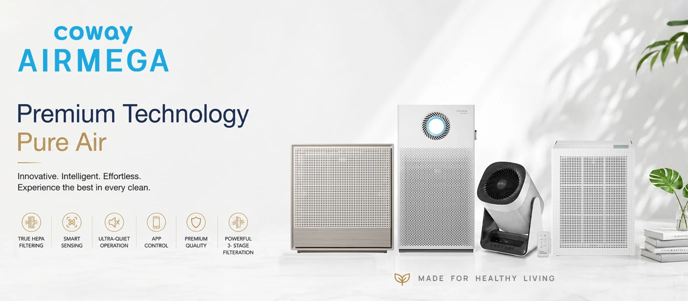 Coway Airmega brand poster
