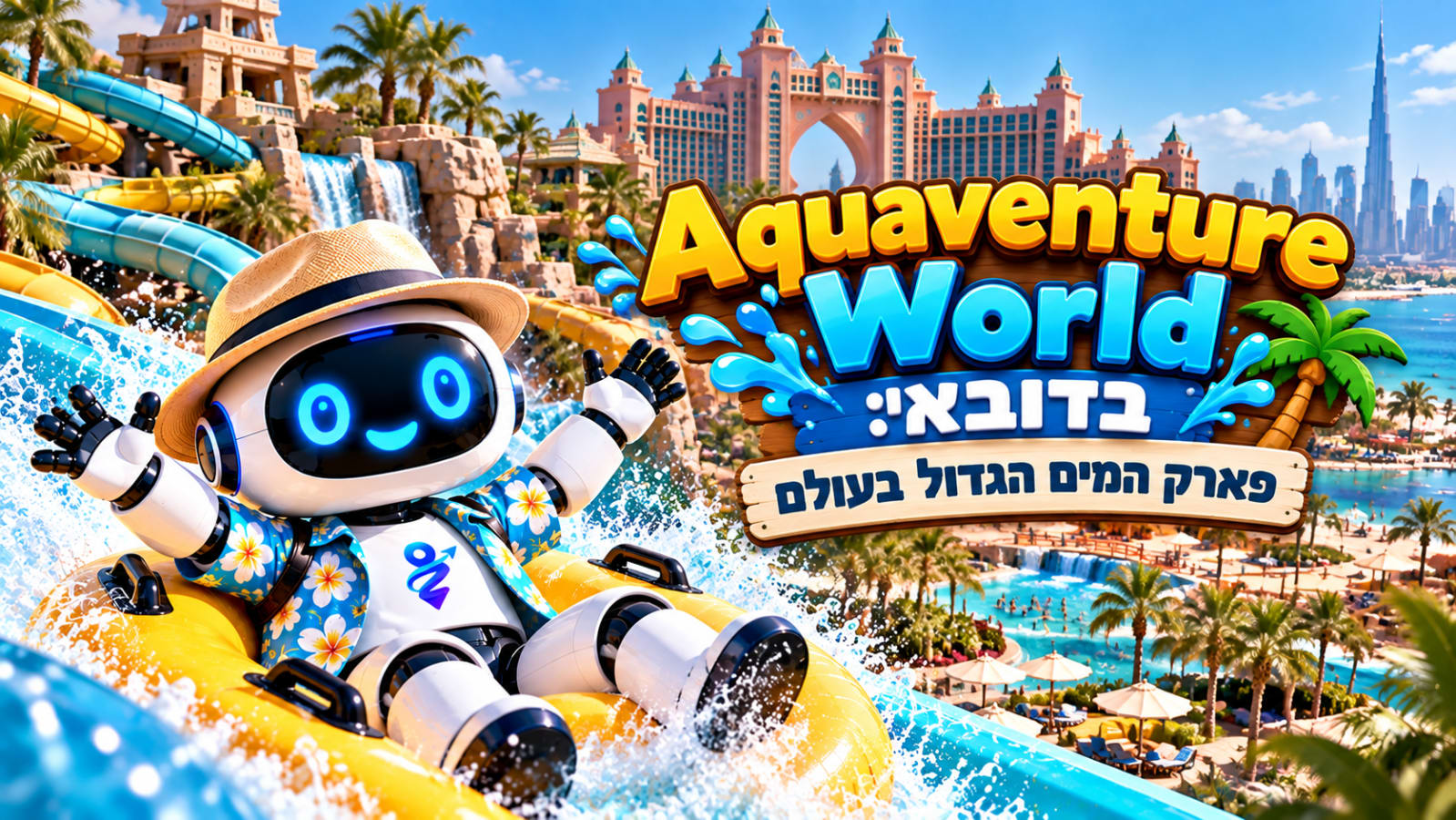 Aquaventure World בדובאי: המדריך לפארק המים הגדול בעולם