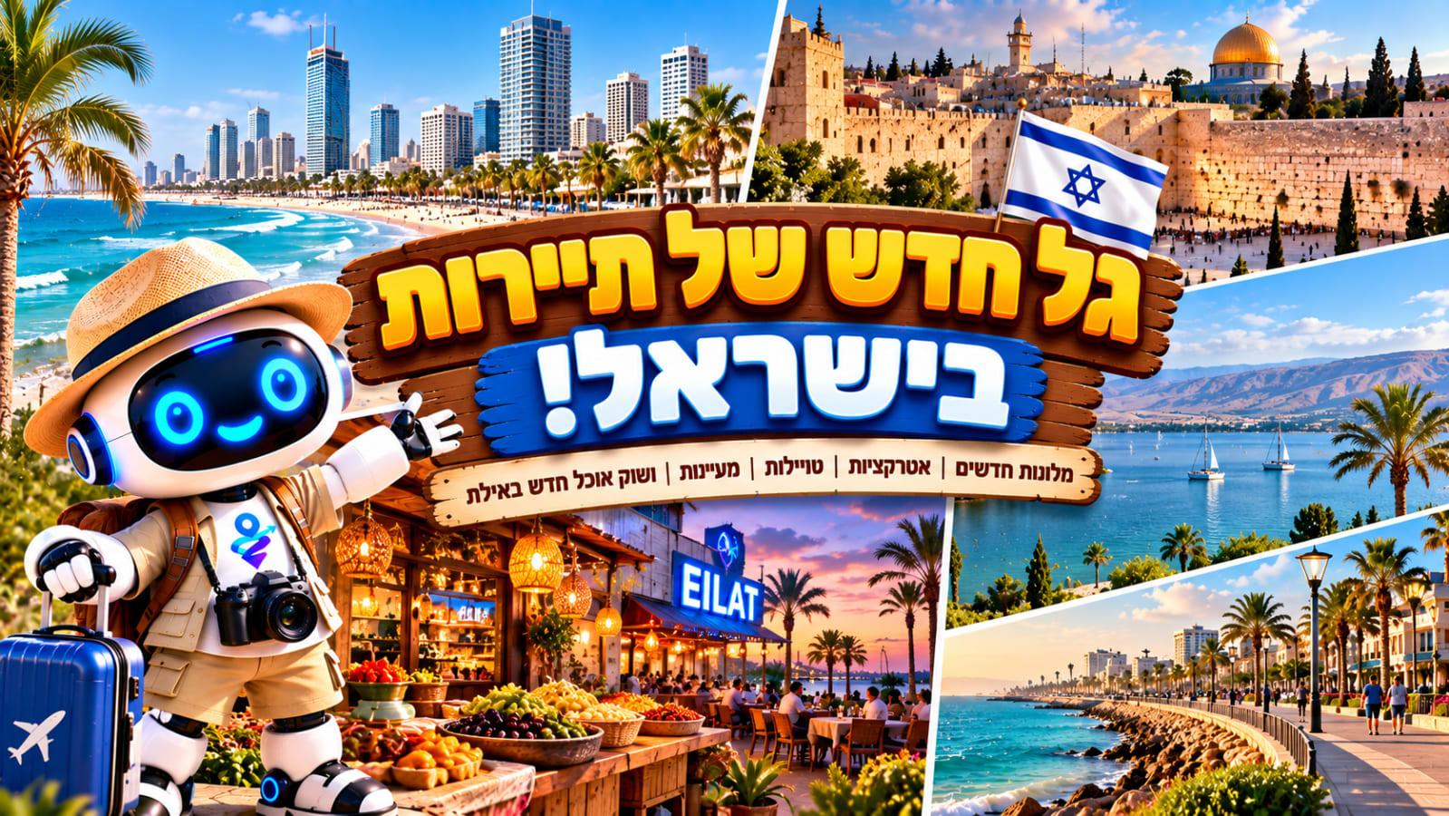 ישראל מתחדשת - המלונות והאטרקציות החדשות שבדרך