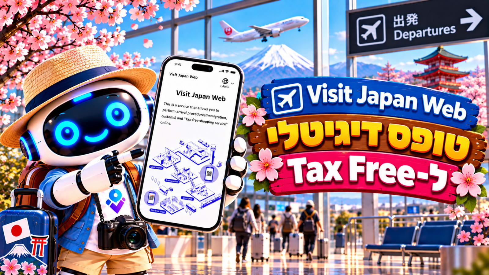 Tax Free ביפן: כך Visit Japan Web יחסוך לכם זמן בשדה התעופה