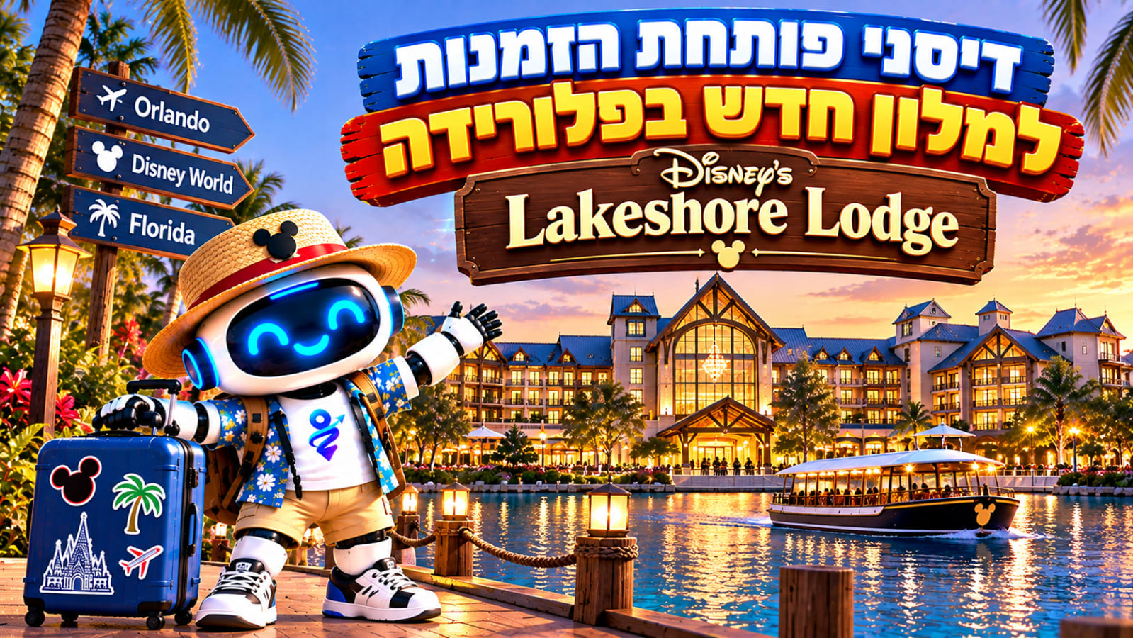 דיסני פותחת הזמנות למלון חדש בפלורידה: 967 יחידות אירוח וחוויית דיסני מלאה