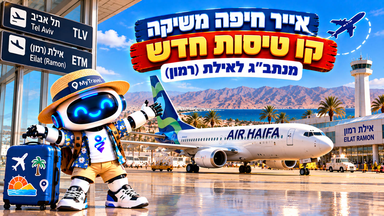 אייר חיפה משיקה טיסות מנתב״ג לאילת החל מ־79 שקל לכיוון
