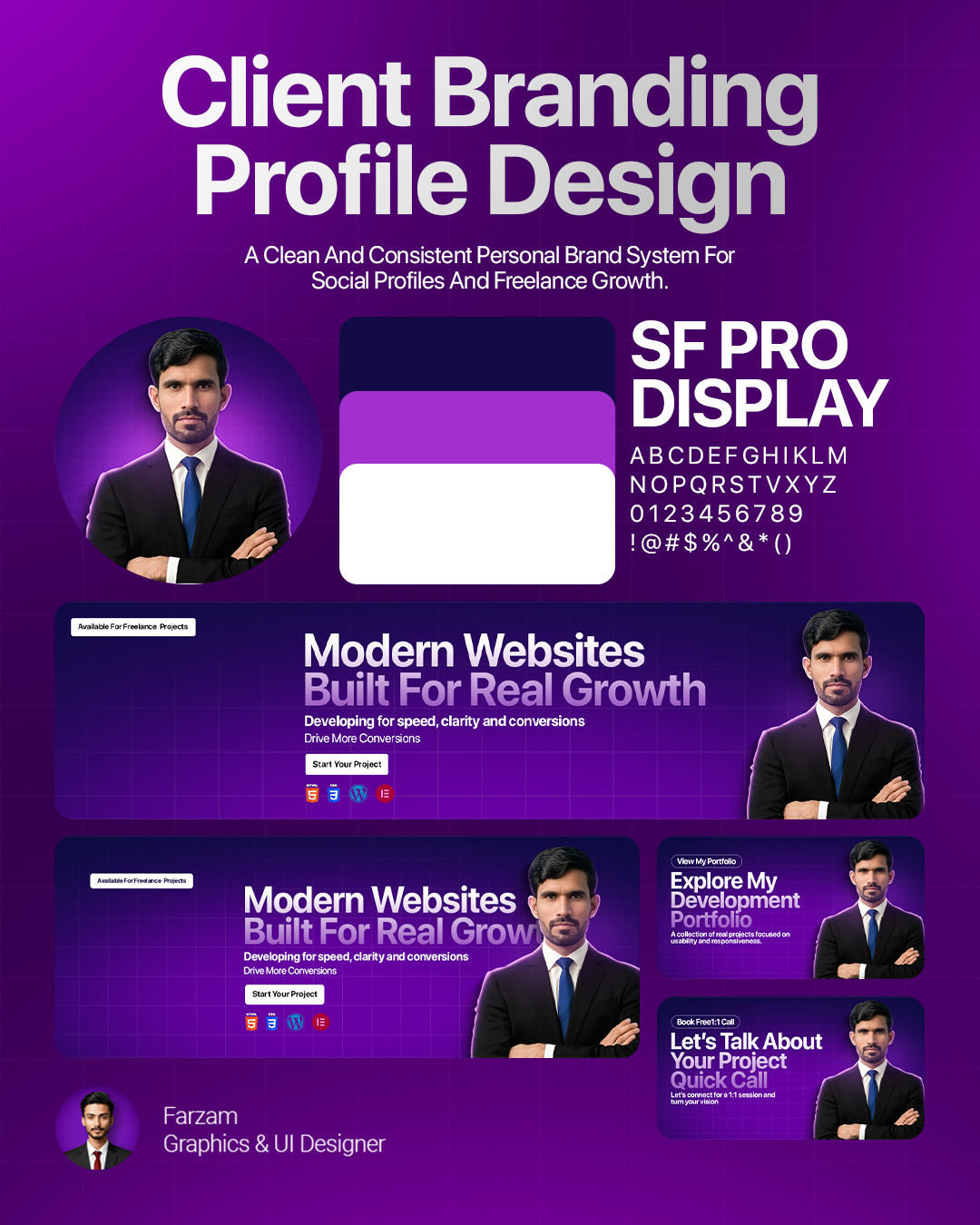 Web Developer Full Profile Branding