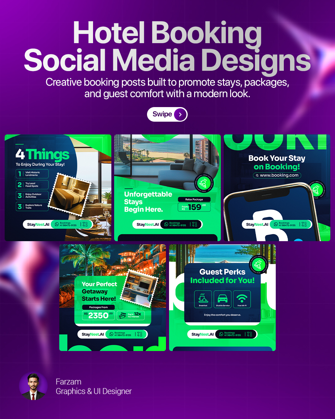 Social Media Post For Five Star Hotel