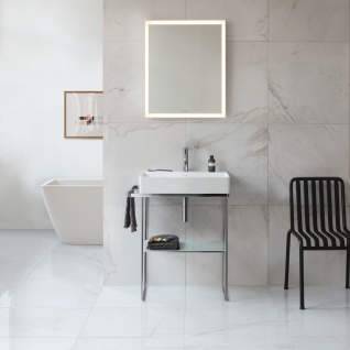 Lyst badeværelse med Duravit's DuraSquare serie