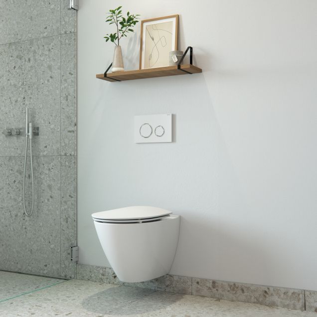 Skab et moderne og æstetisk flot badeværelse med Geberit & Ifö