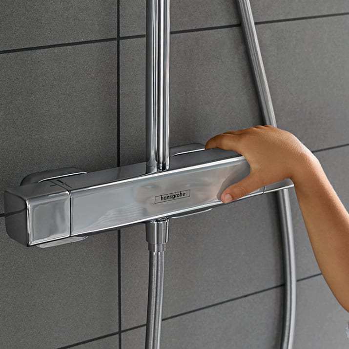 Hansgrohe børnesikkert badeværelse