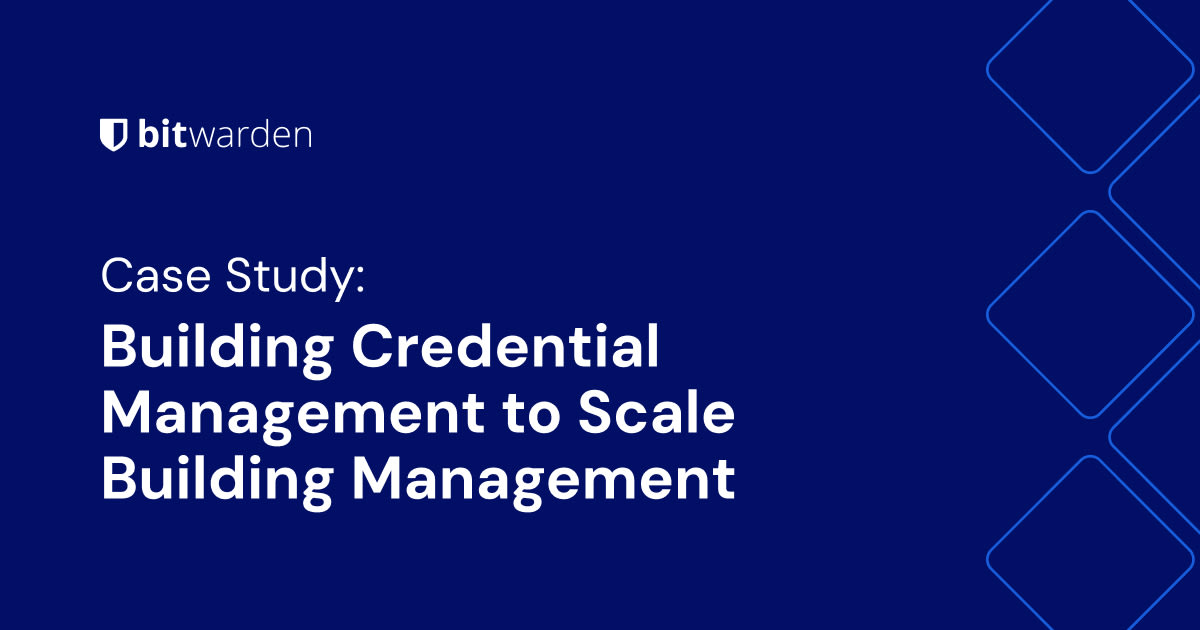 Building Credential Management to Scale Building Management - Ed Horn explains how Automated Logic used Bitwarden to simplify credential management.