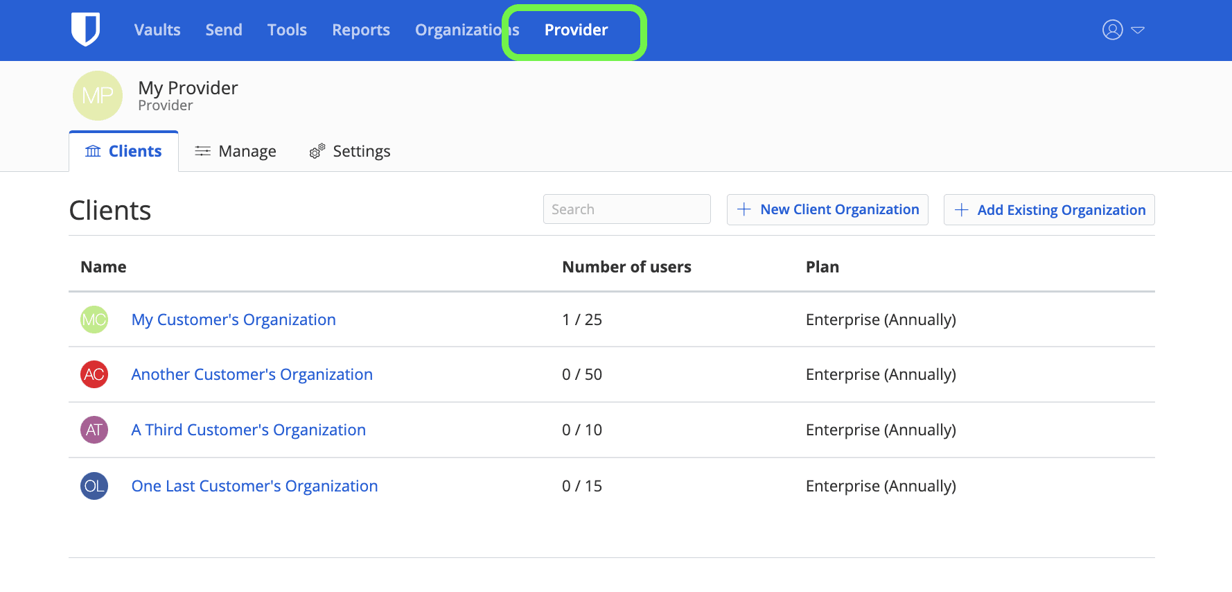 Get Started with Provider Portal Bitwarden Help Center