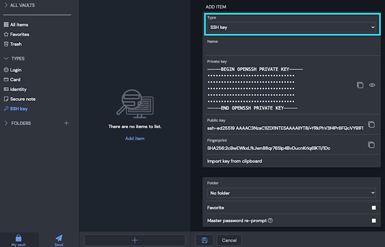 Bitwarden SSH Agent | Bitwarden