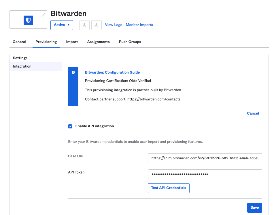 API-Integration konfigurieren