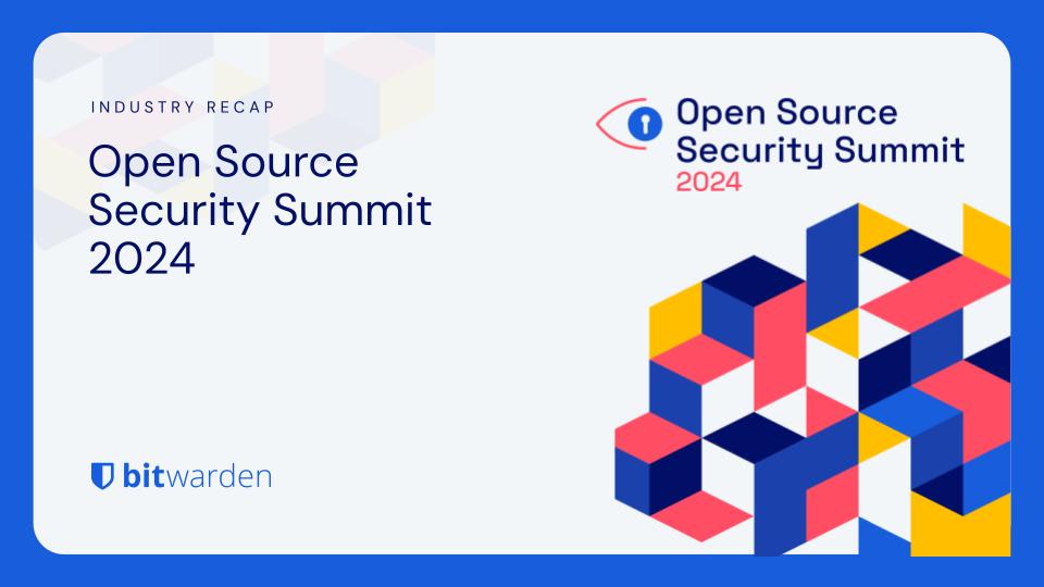 Open Source Security Summit industry recap 2024