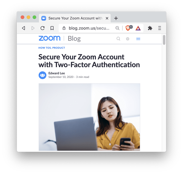 Zoom announces two-factor authentication (2FA) for desktop