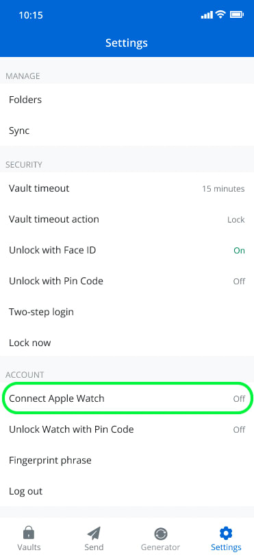 Lastpass authenticator store apple watch
