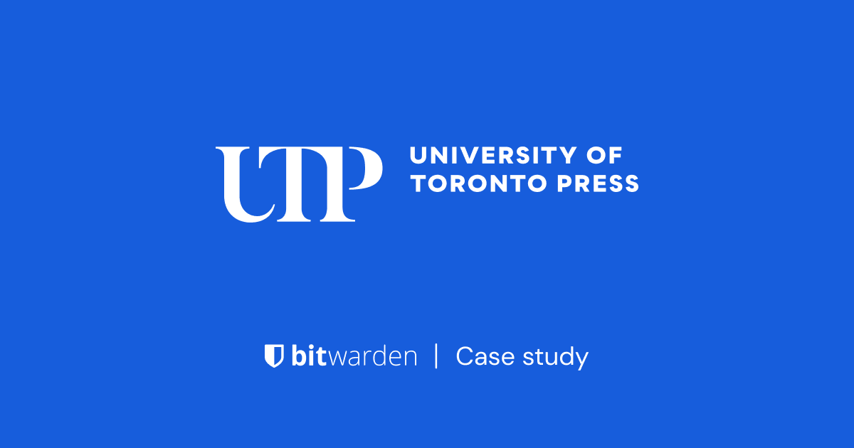 case-study-universiteit-van-toronto-pers - Case Study met University of Toronto Press voor Bitwarden - Klantgetuigenis