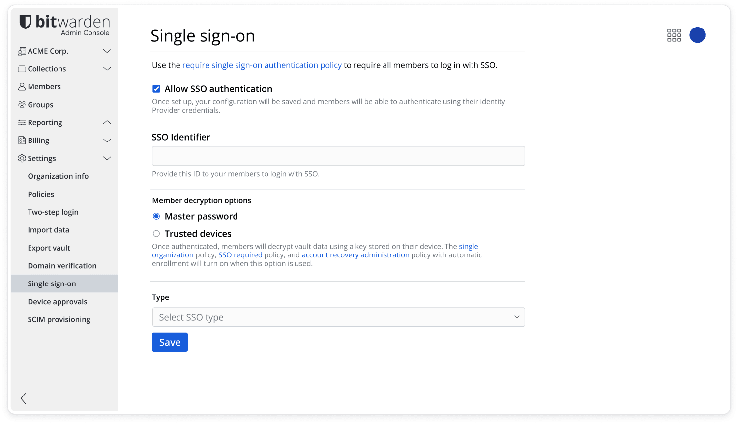 SSO detailed product view