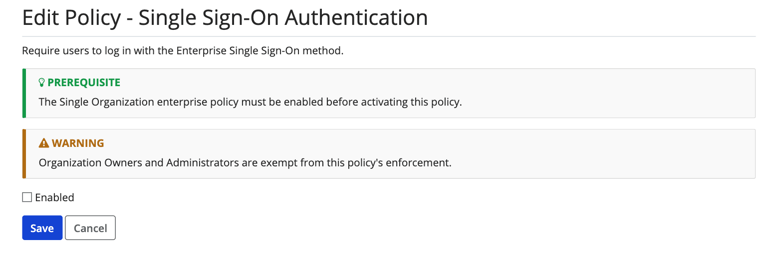 Restricting a user to a single organization ensures that there are no overlapping or conflicting policies