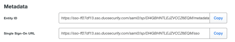 URLs para Configuración 