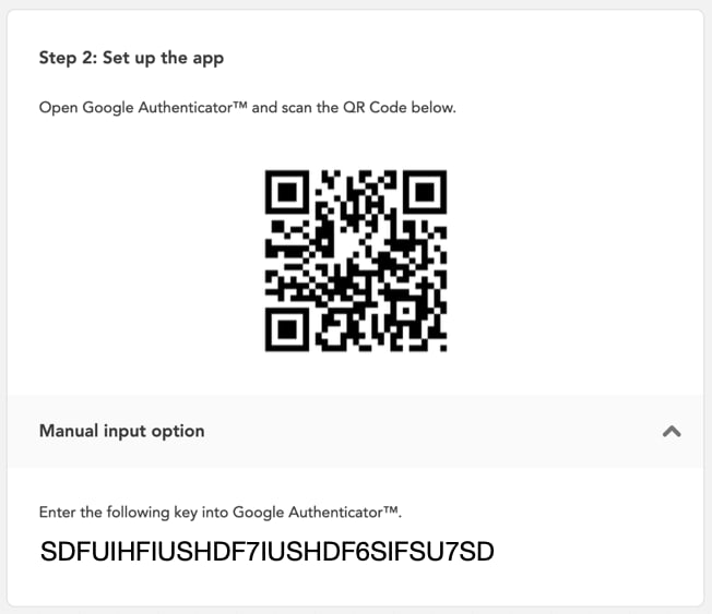 Nintendo Two-Step Login QR Code