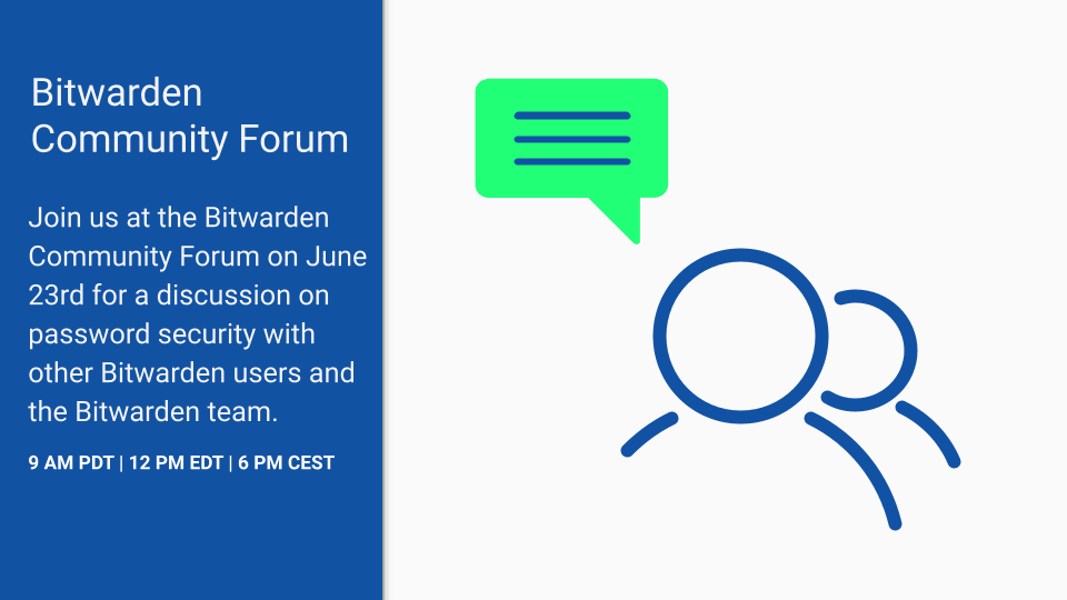 Bitwarden Gebruikersforum