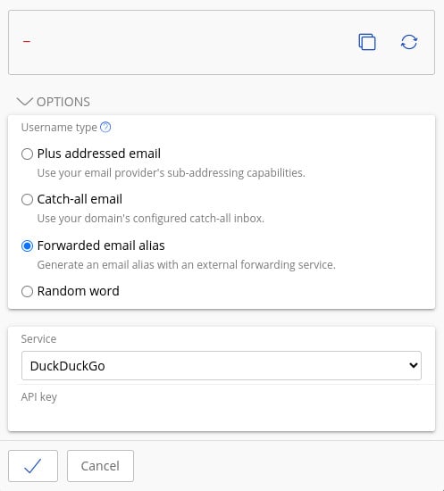 Figure 1: Using the DuckDuckGo service.