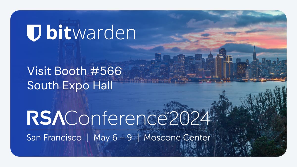 Bitwarden at RSAC 2024