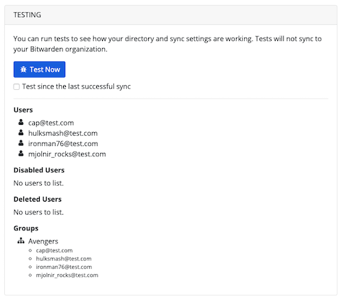 Test sync results 