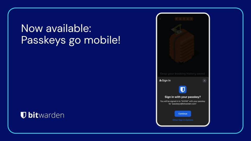 Passkeys go mobile!