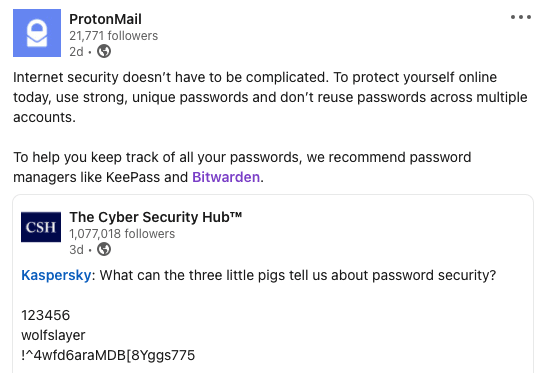より簡単なインターネットセキュリティ ProtonMail