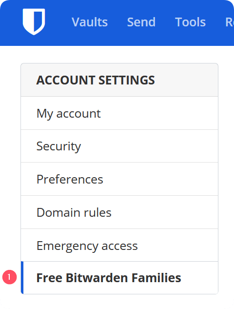 LC-PM Select Free Bitwarden Families