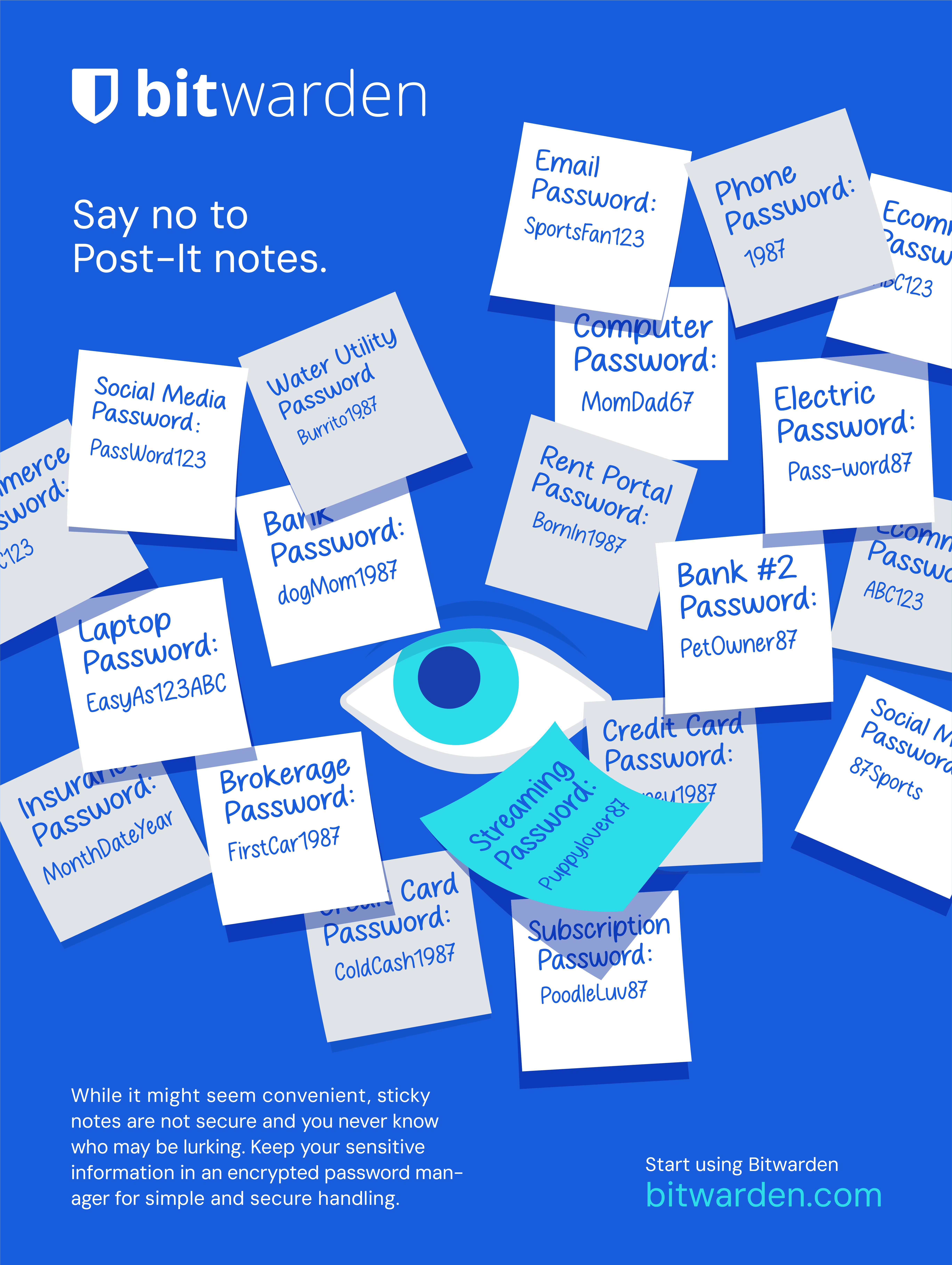 Say no to Post-It notes.