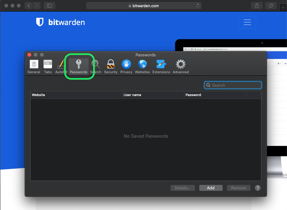 Safari Saved Passwords 