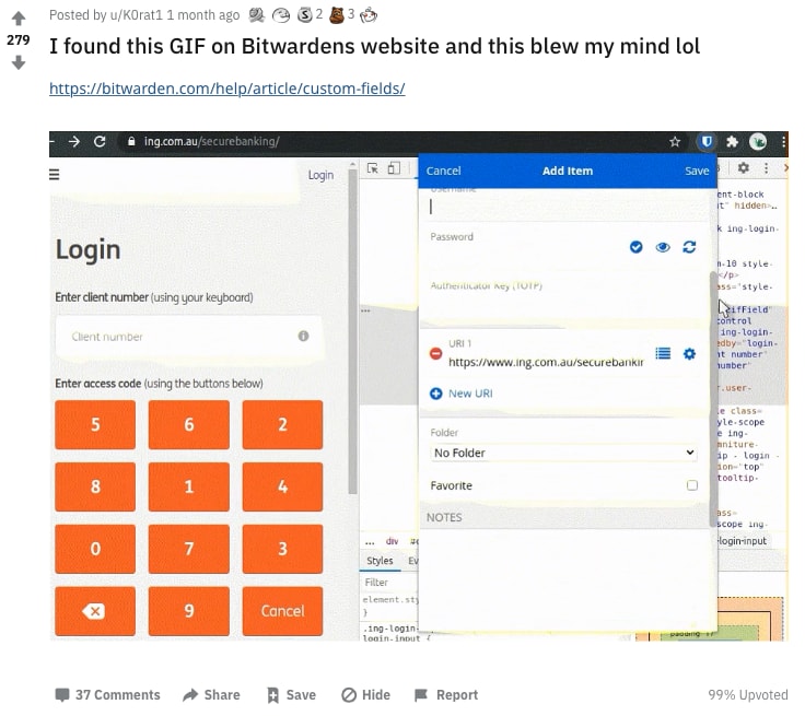 Bitwarden GIF Reddit