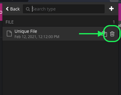 Delete from a Browser Extension