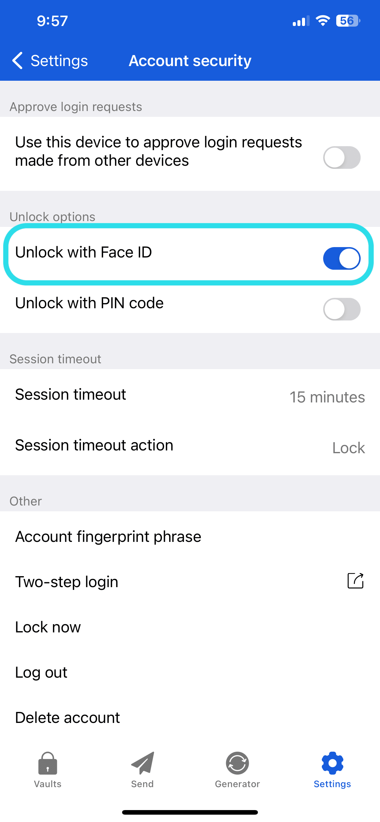 Face ID auf iOS aktivieren