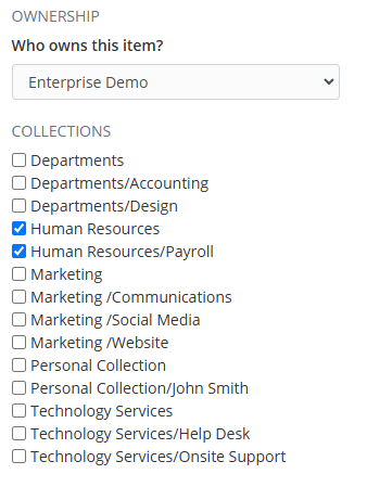 An organization's vault.