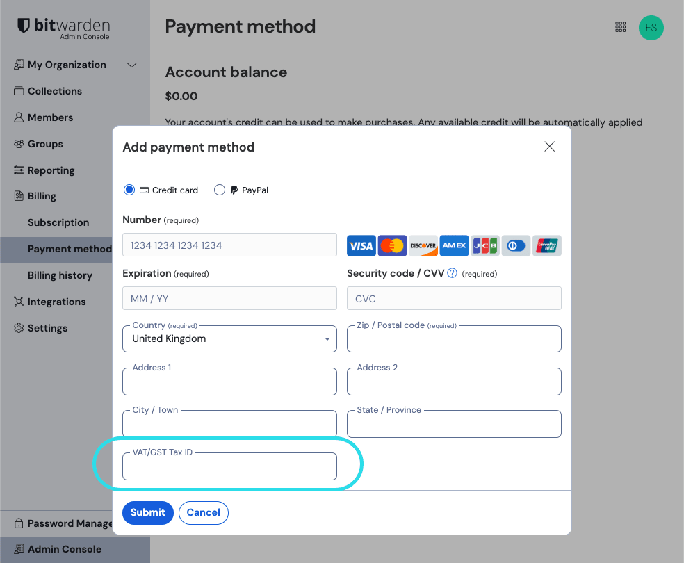Tax information for organizations