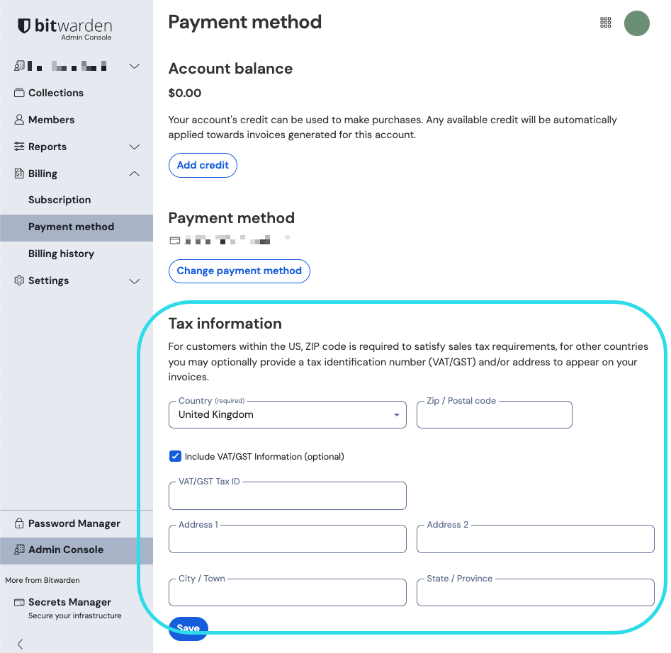 Tax information for organizations