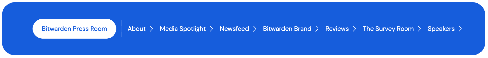 bitwarden press room tabs