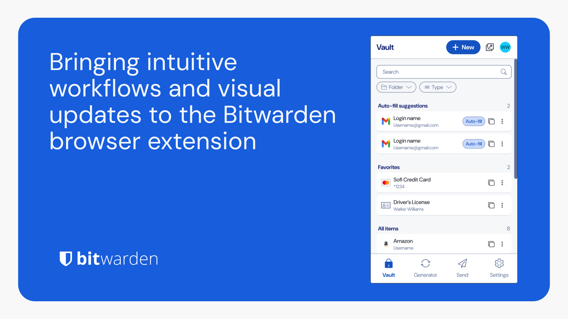 Bringing intuitive workflows and visual updates to the Bitwarden ...