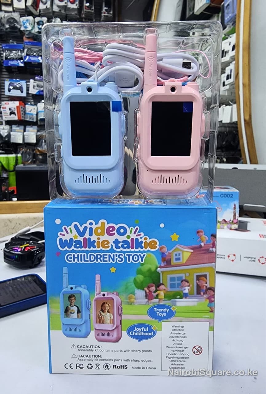 Interactive Video Walkie Talkie for Kids | Rechargeable Toy Set