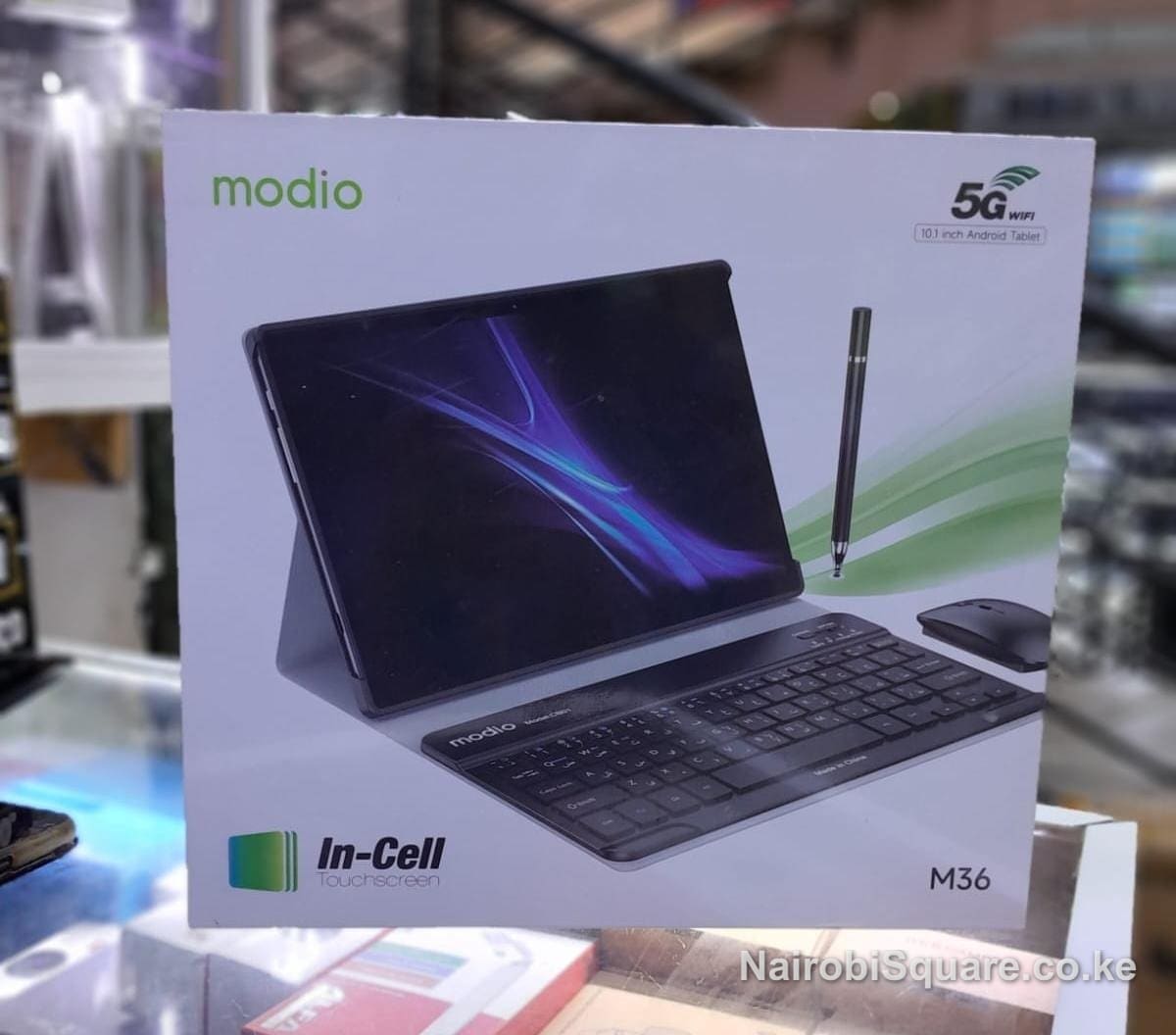 Modio M36 Smart Android Tablet with Keyboard & Stylus Pen